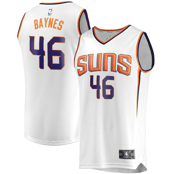 Maillot Phoenix Suns Homme Aron Baynes 46 Association Edition Blanc
